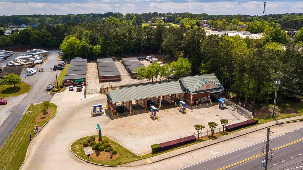 Atlanta Car Wash and Self Storage Property Sale - Woodstock